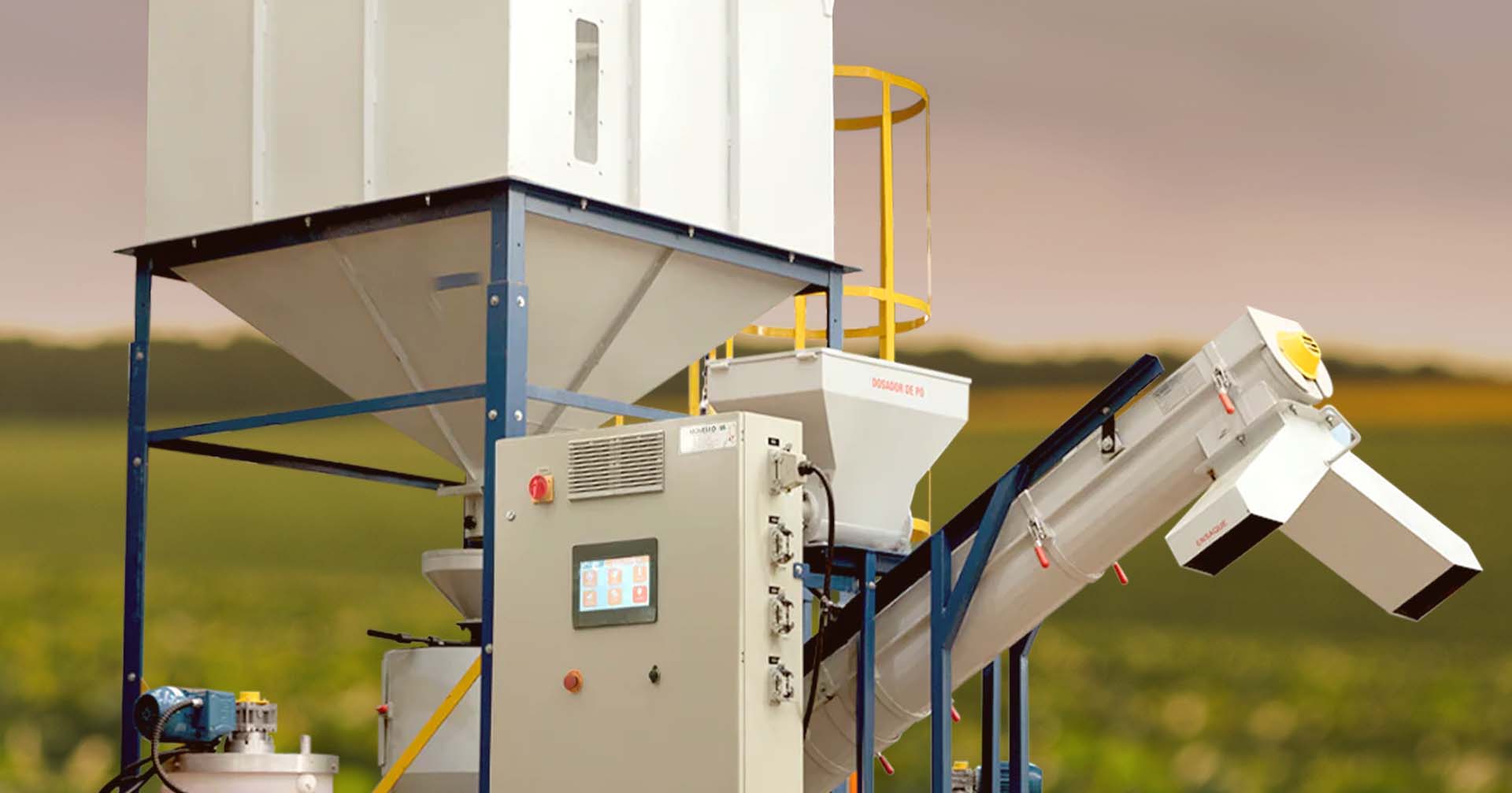 Tratamento de soja até 10 toneladas por hora